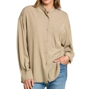 Sophie Rue Tan Dominque Button Up Shirt XS
